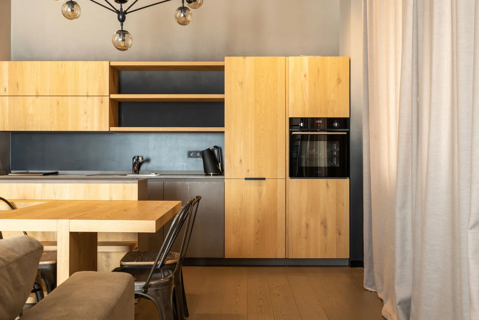 Cucina in rovere su misura